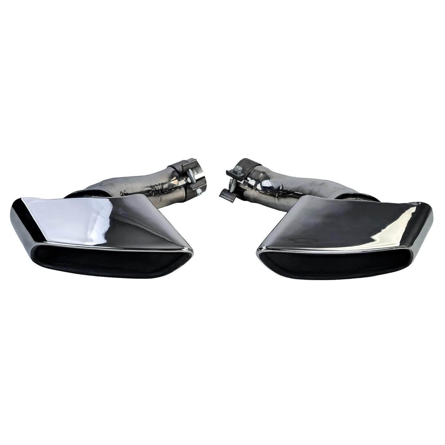 💫Terminali di Scarico Quadrati M50 Look in Acciaio Inossidabile per BMW X6💫