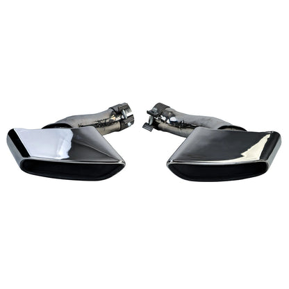 💫Terminali di Scarico Quadrati M50 Look in Acciaio Inossidabile per BMW X6💫
