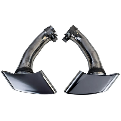 💫Terminali di Scarico Quadrati M50 Look in Acciaio Inossidabile per BMW X6💫