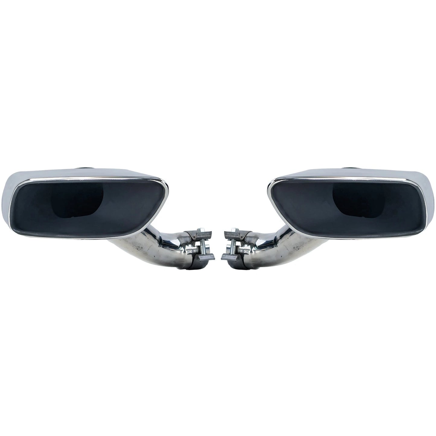 💫Terminali di Scarico Quadrati M50 Look in Acciaio Inossidabile per BMW X6💫