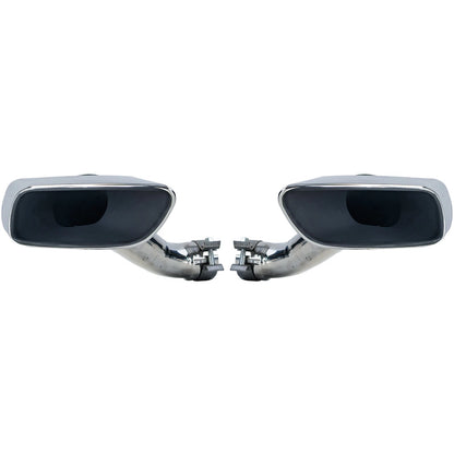 💫Terminali di Scarico Quadrati M50 Look in Acciaio Inossidabile per BMW X6💫
