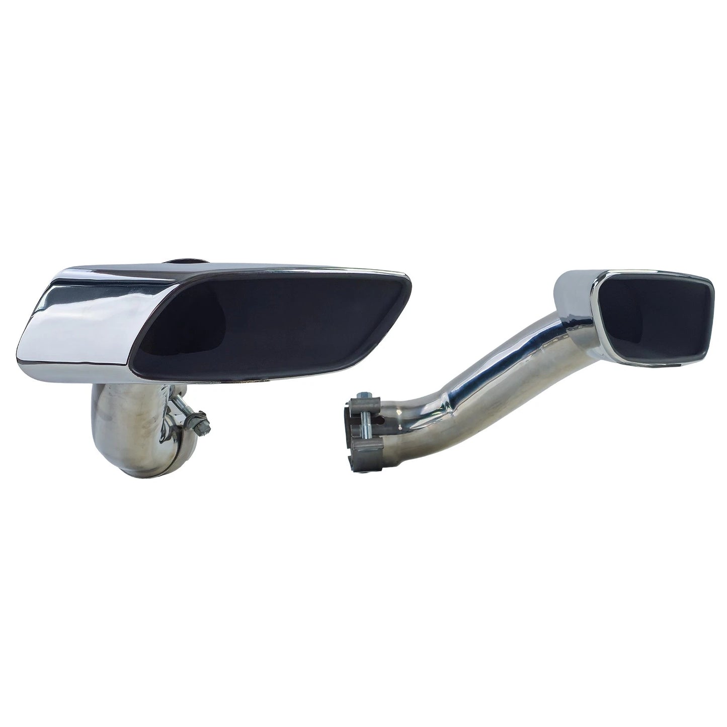 💫Terminali di Scarico Quadrati M50 Look in Acciaio Inossidabile per BMW X6💫