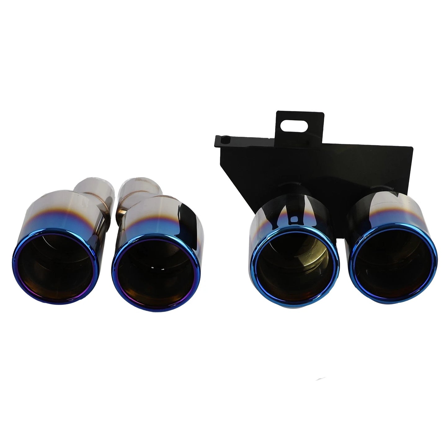 💫Set Conversione Diffusore Posteriore + Terminali di Scarico per BMW Serie 5 💫
