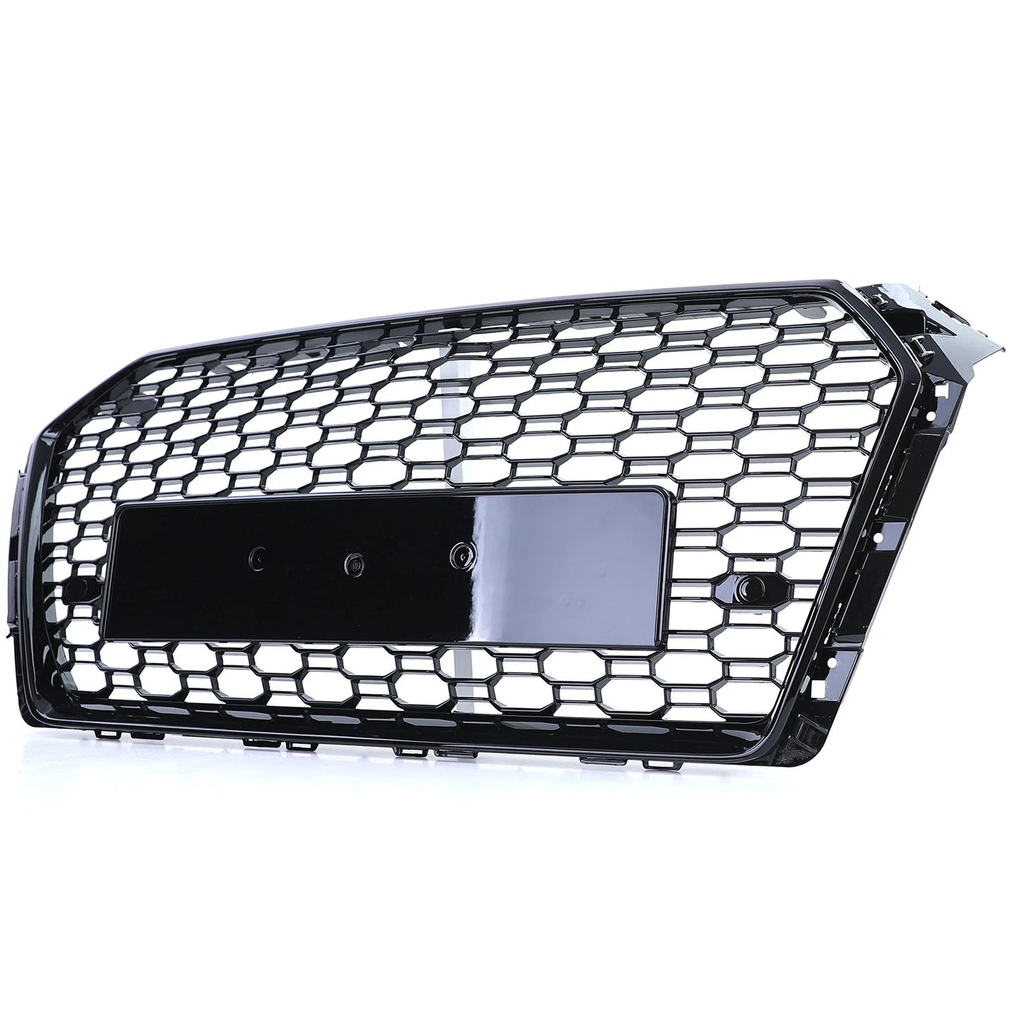 💫Griglia Sportiva a Nido d'Ape Nero Lucido Senza Emblema per Audi A4 B9 8W💫