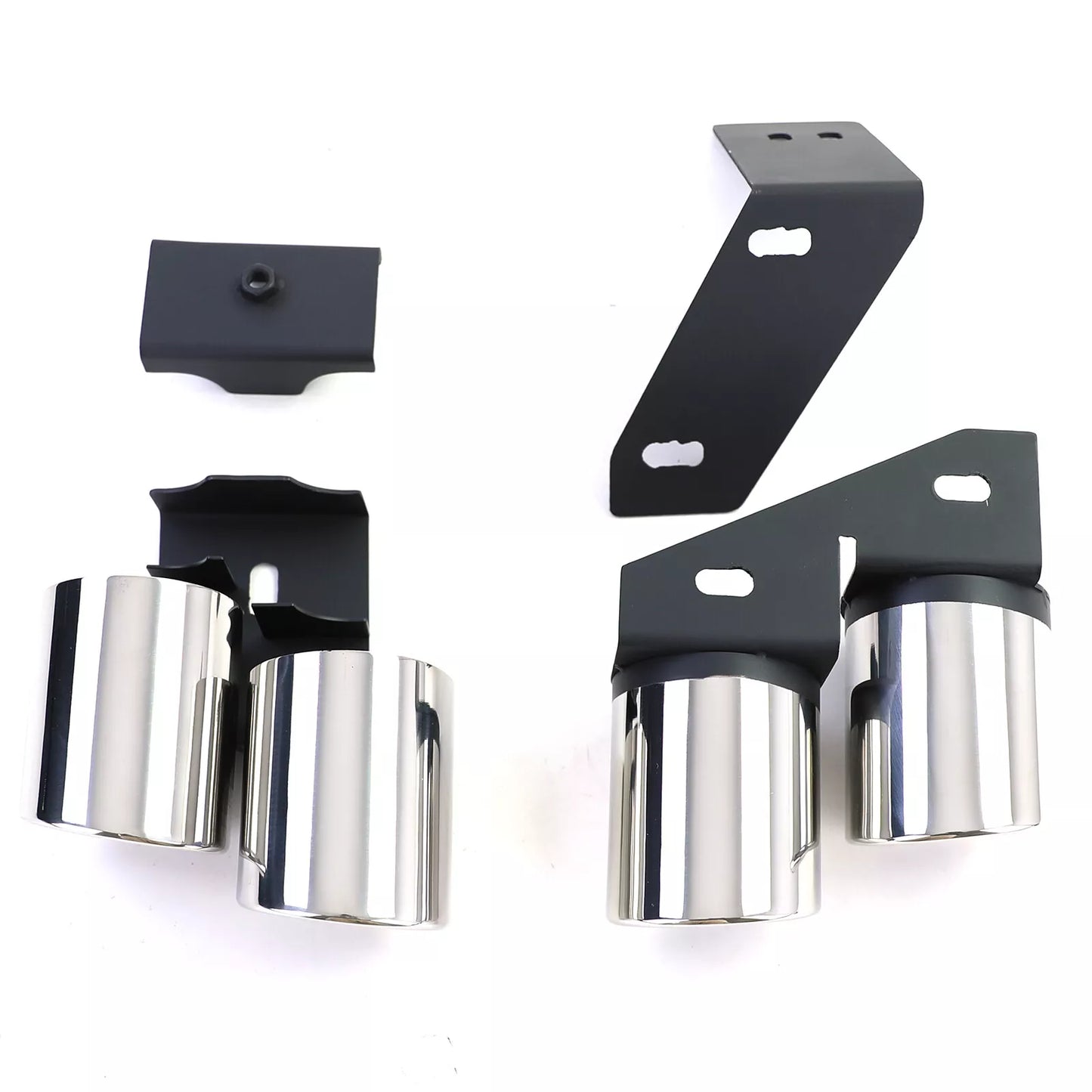 💫Terminali Scarico 4 Tubi Inox per Audi A4 B9 2.0 (dal 2015)  💫