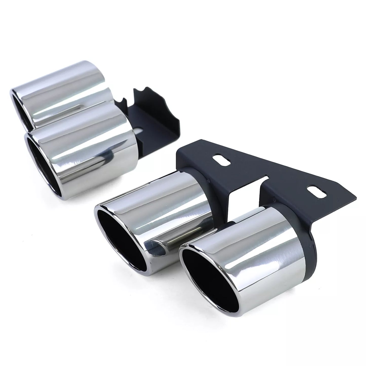 💫Terminali Scarico 4 Tubi Inox per Audi A4 B9 2.0 (dal 2015)  💫