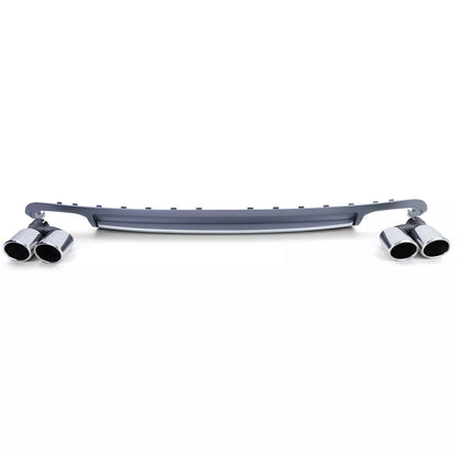 💫Diffusore + Terminali Scarico per Audi A4 B8 Berlina/Avant (2007–2011)💫