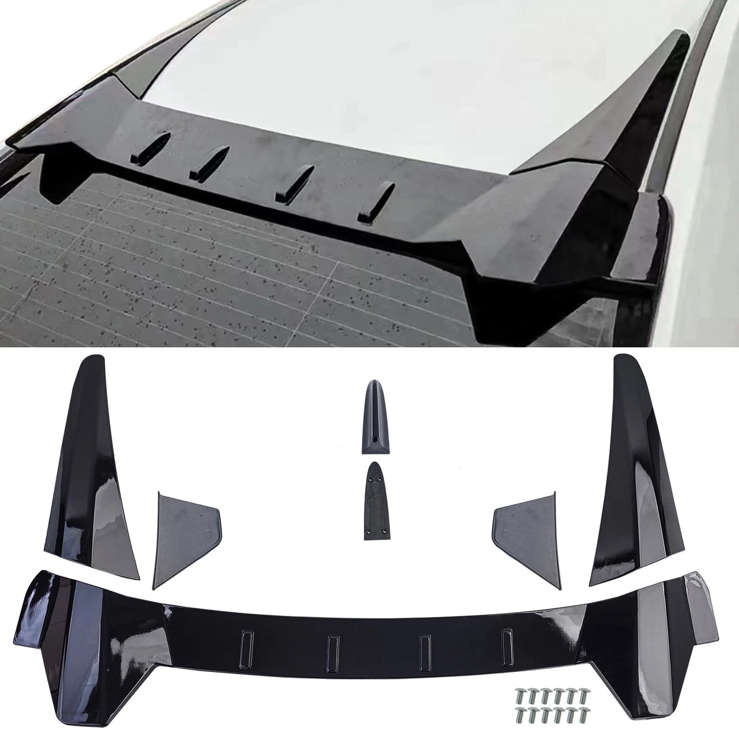 💫Spoiler Tetto TR con Antenna Manichino per Honda Civic FK Hatchback 💫
