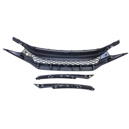 💫Griglia a Nido d'Ape Performance Nero senza Stemma per Honda Civic FK 💫
