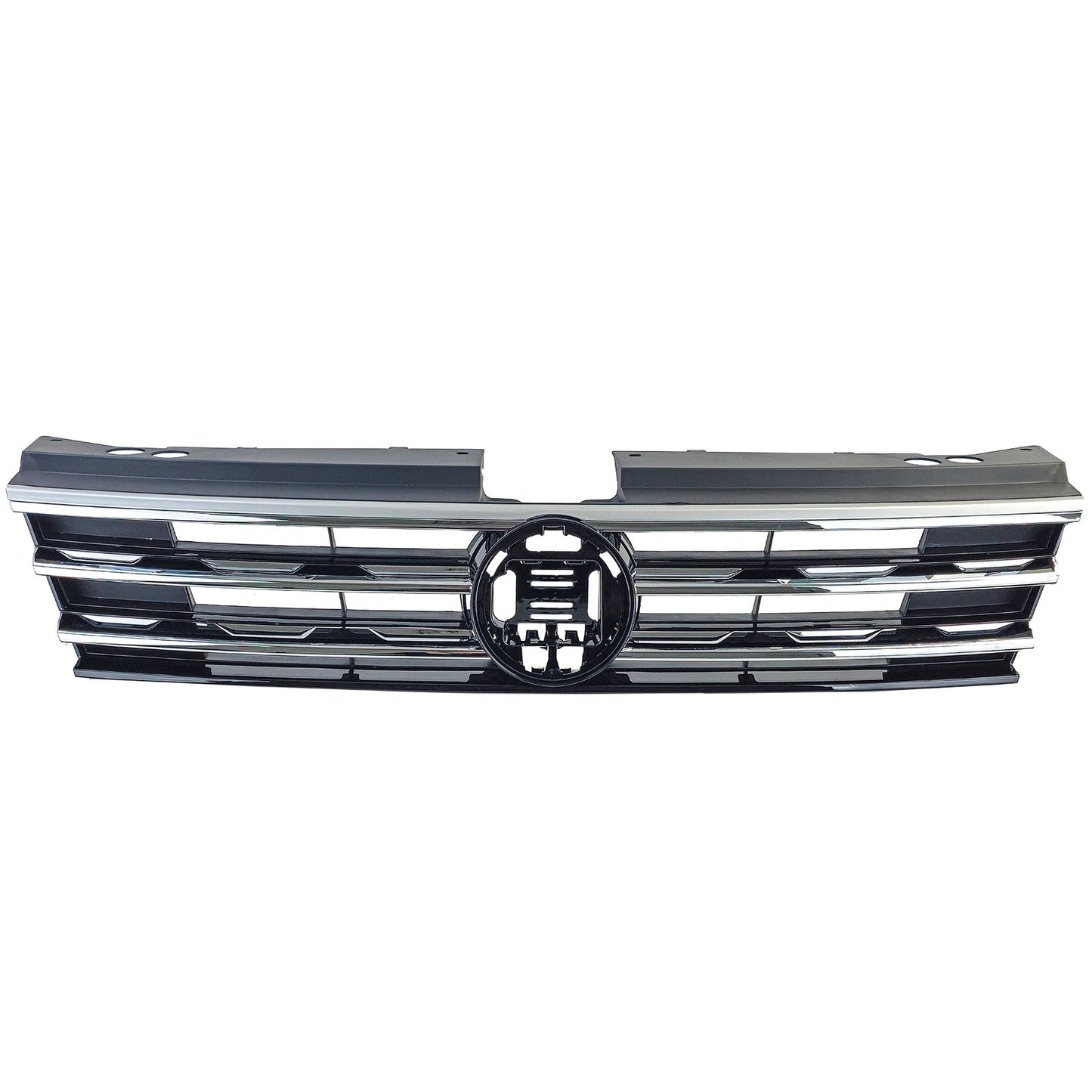 💫Griglia Anteriore Nera con Strisce Cromate per Volkswagen Tiguan II 💫