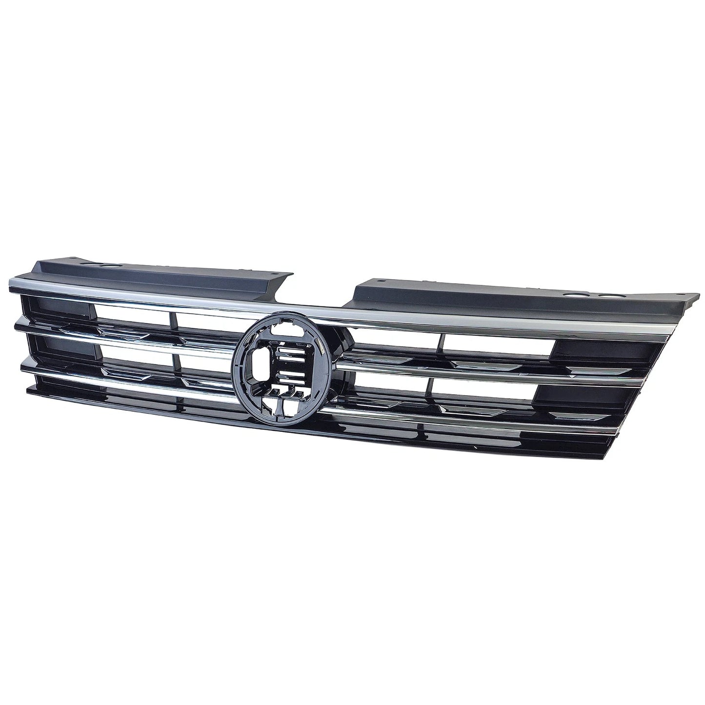 💫Griglia Anteriore Nera con Strisce Cromate per Volkswagen Tiguan II 💫