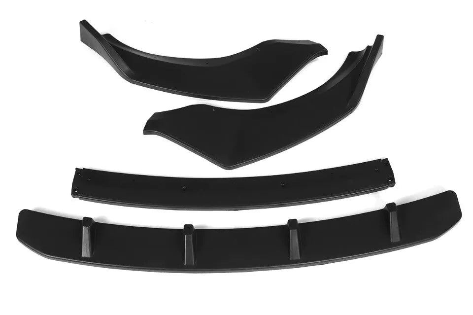 SPLITTER PARAURTI ANTERIORE PER BMW X3 G01 X4 G02 2018+ NERO LUCIDO M SPORT