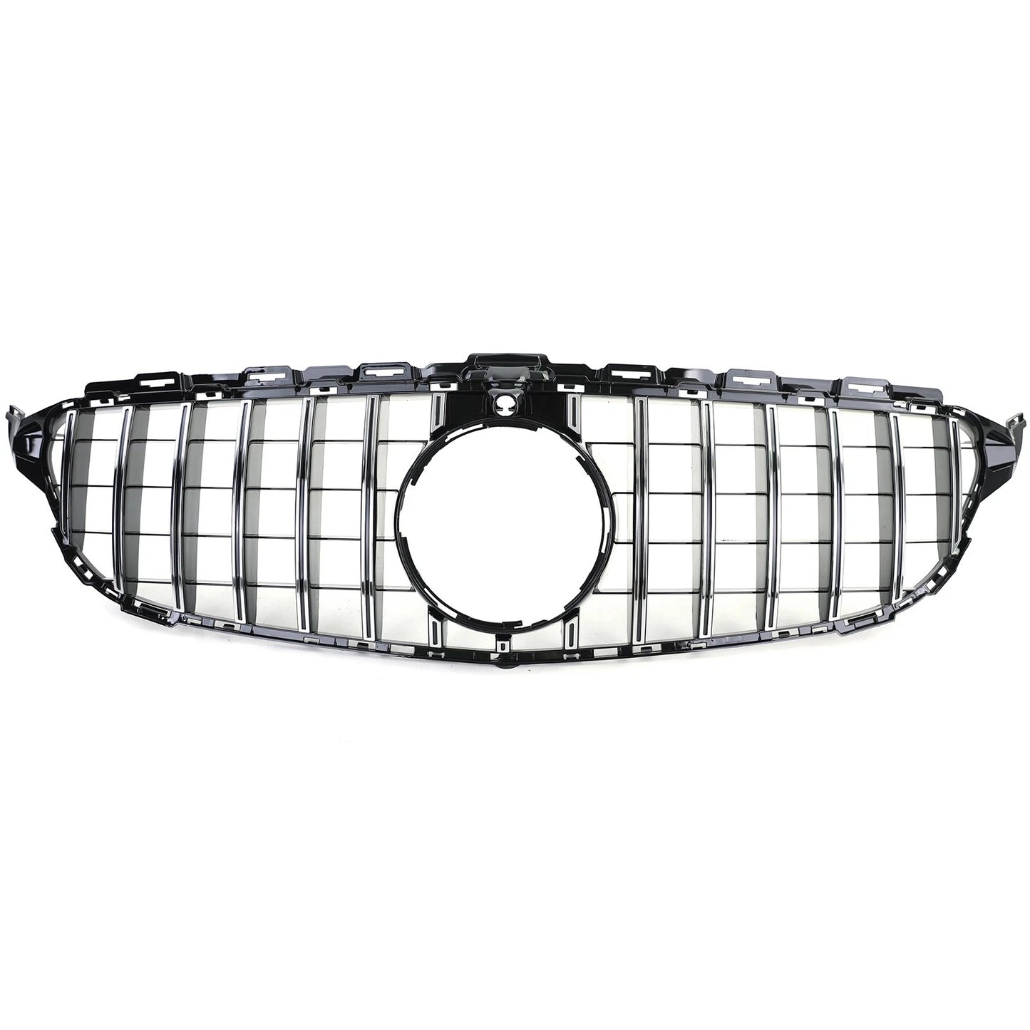 💫Griglia Sport Cromo Nero Lucido per Mercedes Classe C W205  (2014–2018)💫