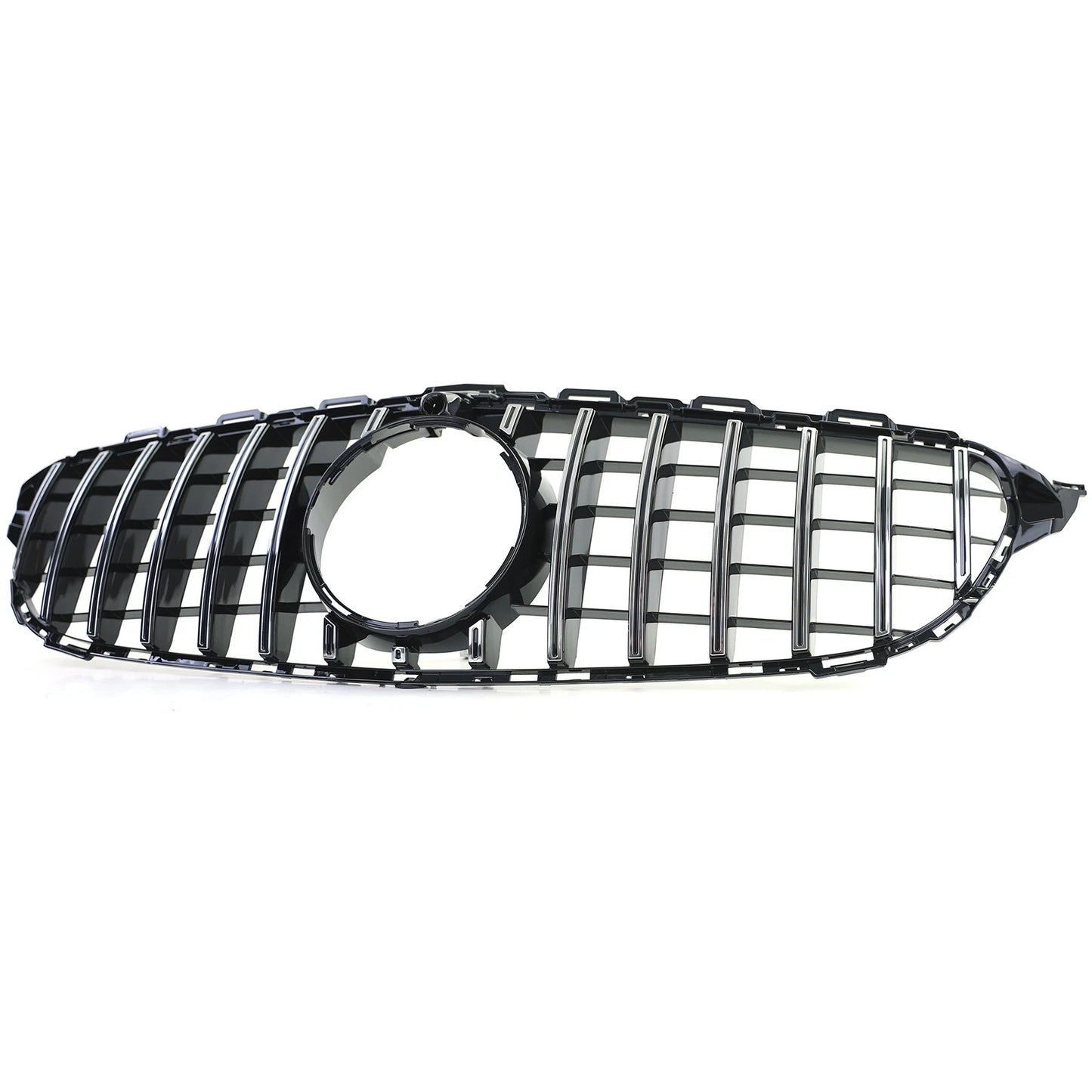 💫Griglia Sport Cromo Nero Lucido per Mercedes Classe C W205  (2014–2018)💫