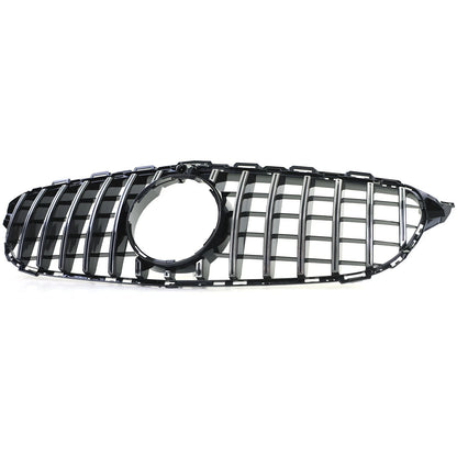 💫Griglia Sport Cromo Nero Lucido per Mercedes Classe C W205  (2014–2018)💫