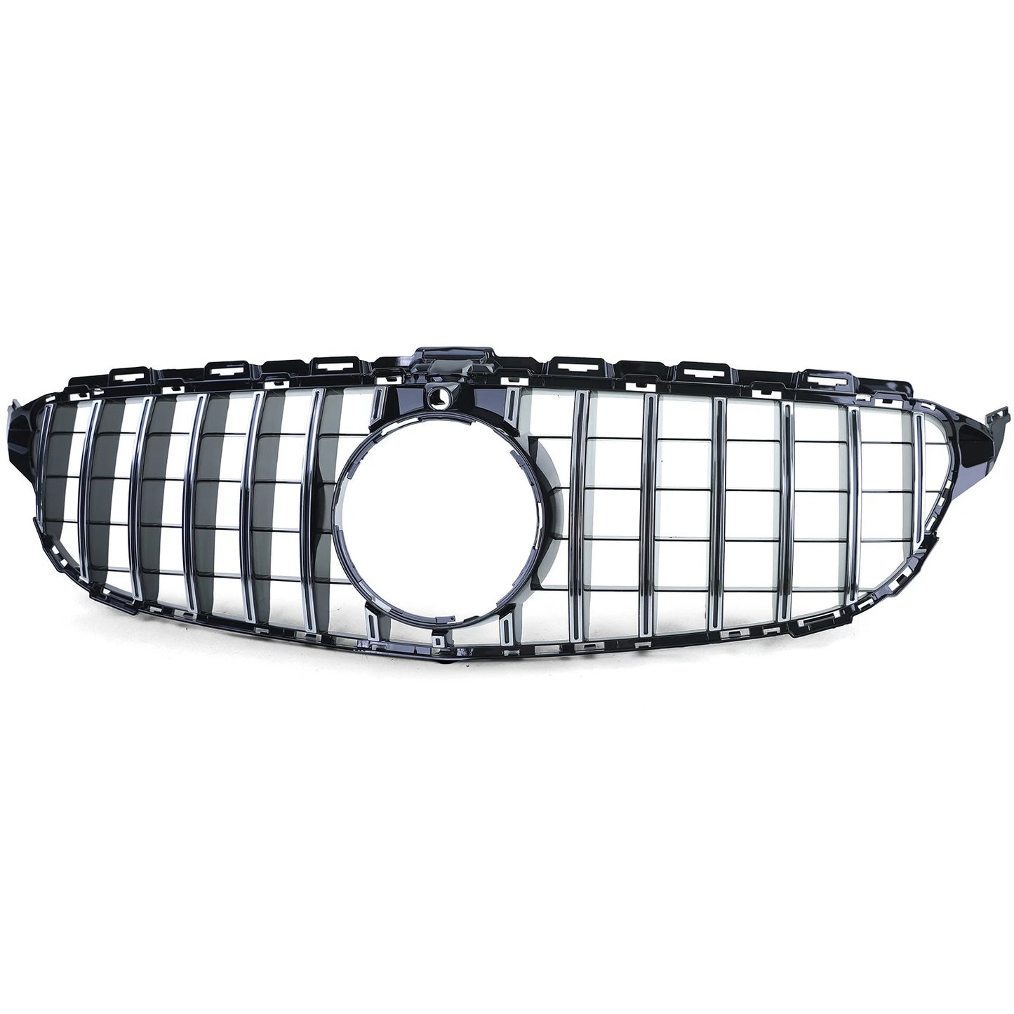 💫Griglia Sport Cromo Nero Lucido per Mercedes Classe C W205  (2014–2018)💫