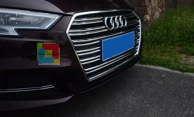 MODANATURE AUDI A3 8V 2017+ LIFT CROMATURE ADESIVE PER GRIGLIA ANTERIORE