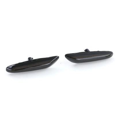 💫Indicatore di Direzione Laterale a LED Nero Fumo per BMW Serie 5 E60💫