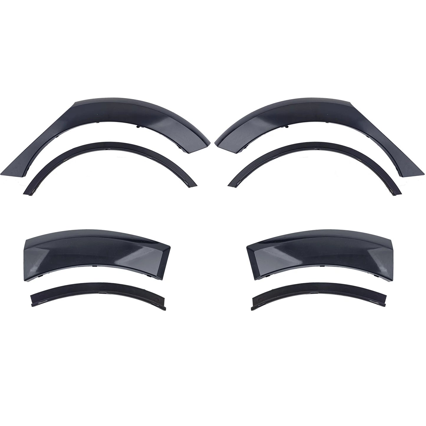 🎀Allargamento Passaruota Nero Lucido per Honda Civic BERLINA 2016–2020🎀