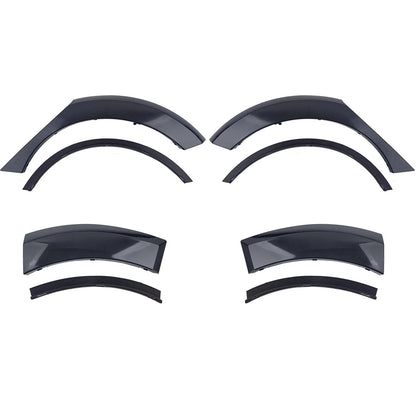 🎀Allargamento Passaruota Nero Lucido per Honda Civic BERLINA 2016–2020🎀