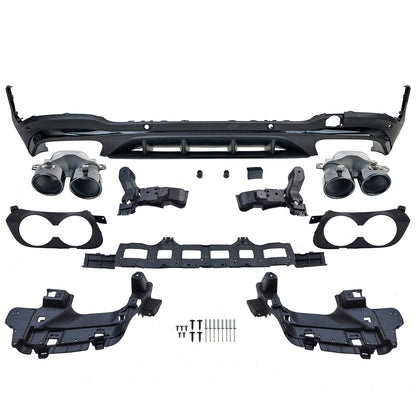 🎀Diffusore Posteriore Sport + Terminali di Scarico per Mercedes GLC X253 🎀