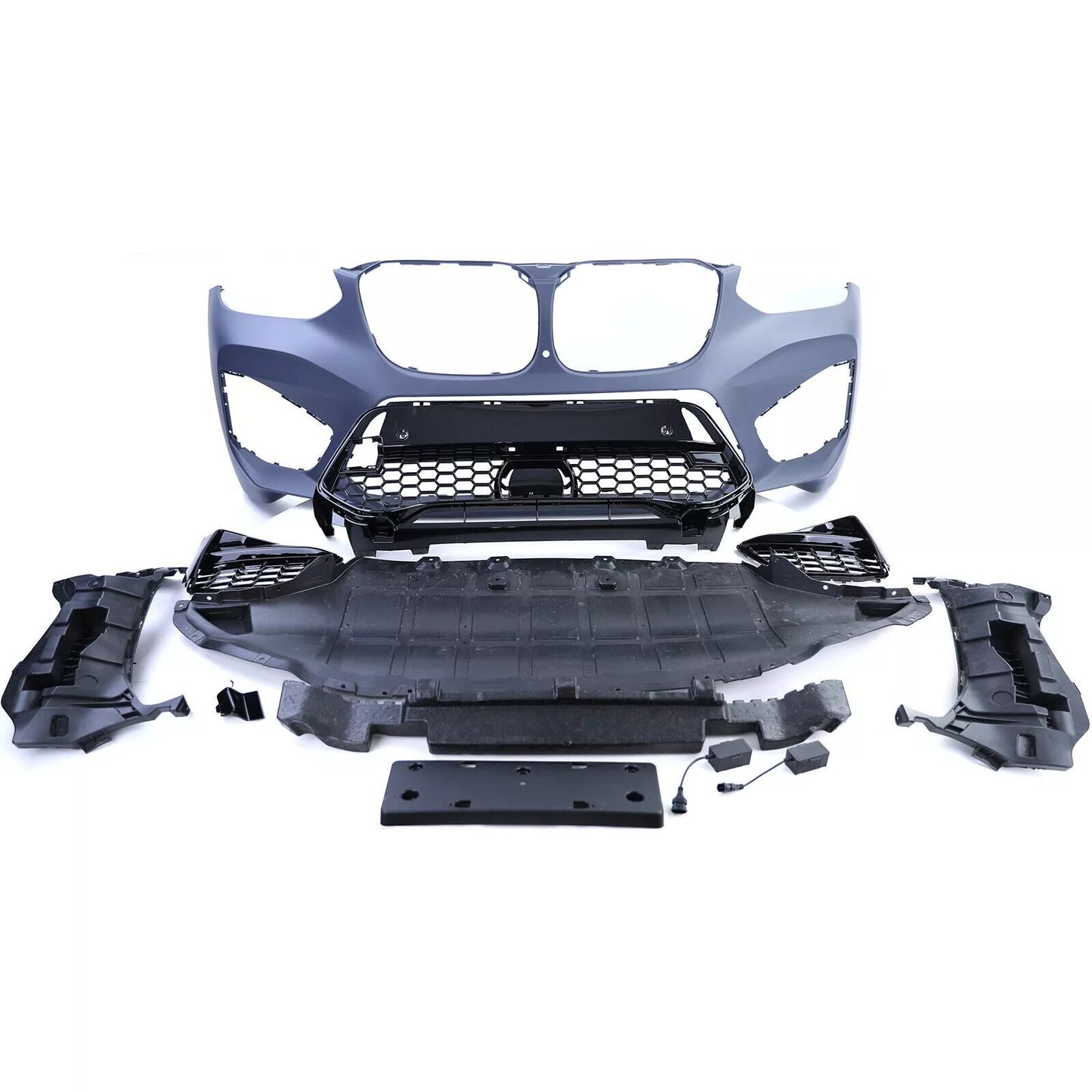 Paraurti anteriore sportivo con griglia e accessori adatto per BMW X3 G01