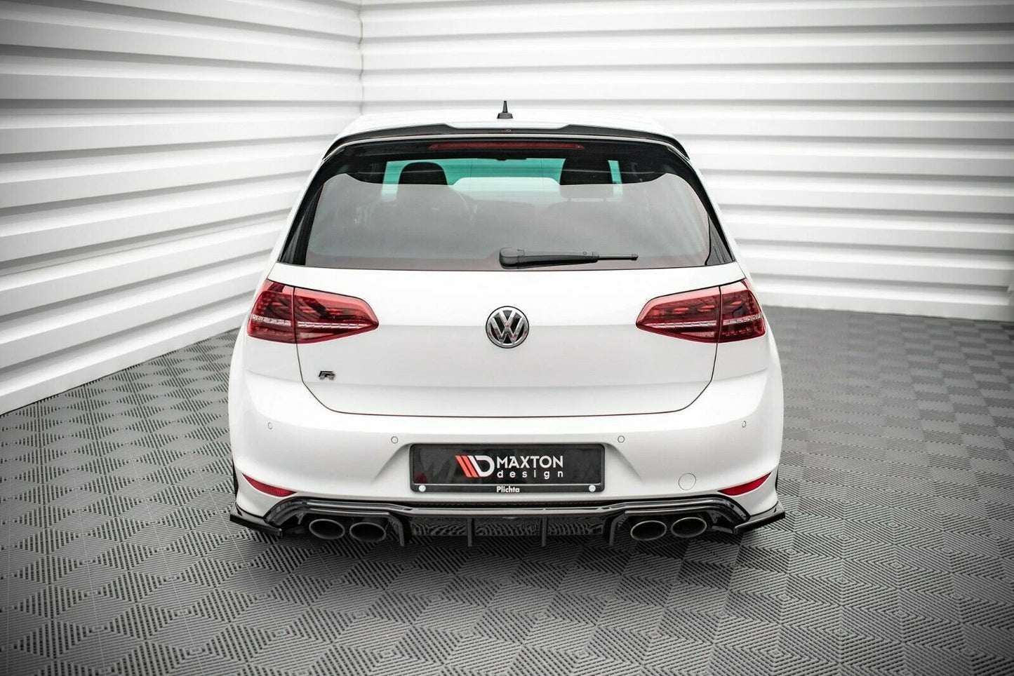Diffusore Posteriore V.2 per VW Golf 7 R / R-Line 2012-2016 Maxton