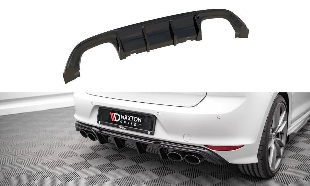 Diffusore Posteriore V.2 per VW Golf 7 R / R-Line 2012-2016 Maxton