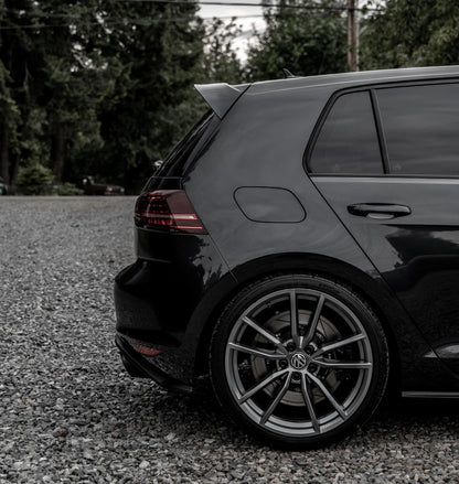 SPOILER TETTO POSTERIORE PER VW GOLF 7 7.5 SOLO PER GTI GTD R-LINE NERO LUCIDO