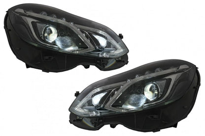 Fari LED allo xeno adatti per Mercedes Classe E W212 Facelift (2013-2016)