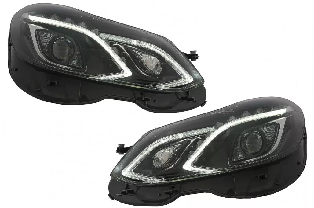 Fari LED allo xeno adatti per Mercedes Classe E W212 Facelift (2013-2016)