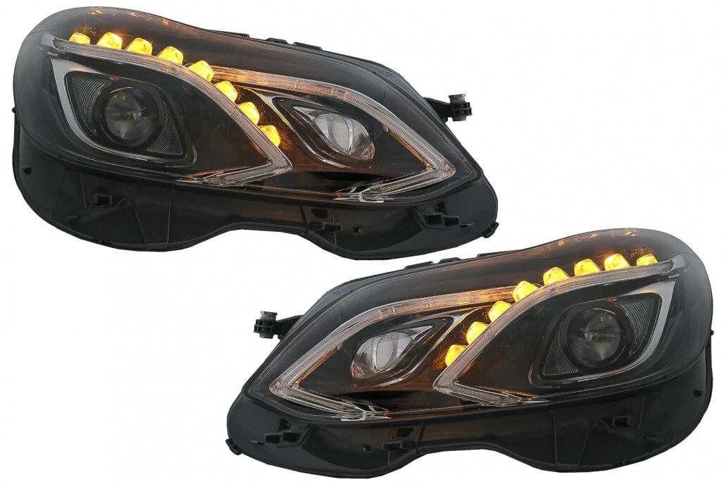 Fari LED allo xeno adatti per Mercedes Classe E W212 Facelift (2013-2016)