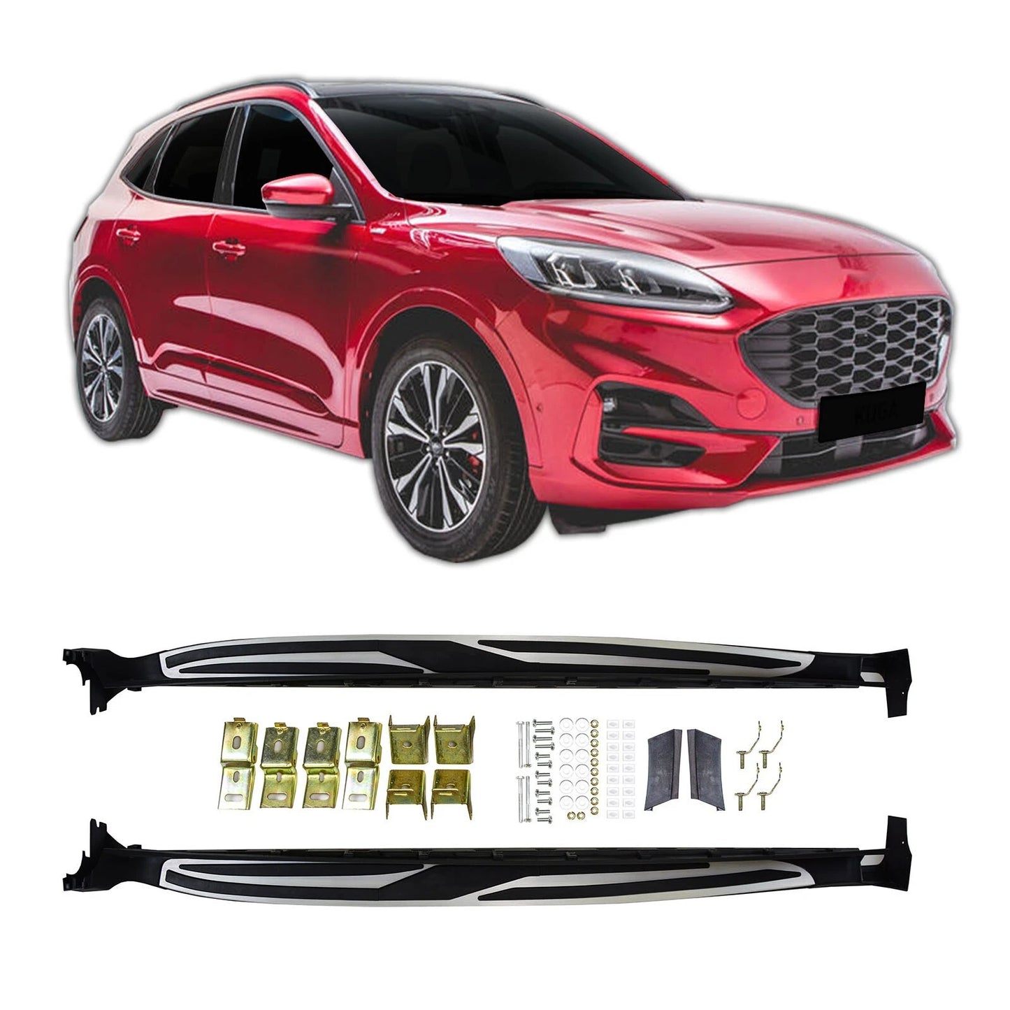 💫ART.5495 Pedane Laterale Sottoporta per Ford Kuga 2020+💫