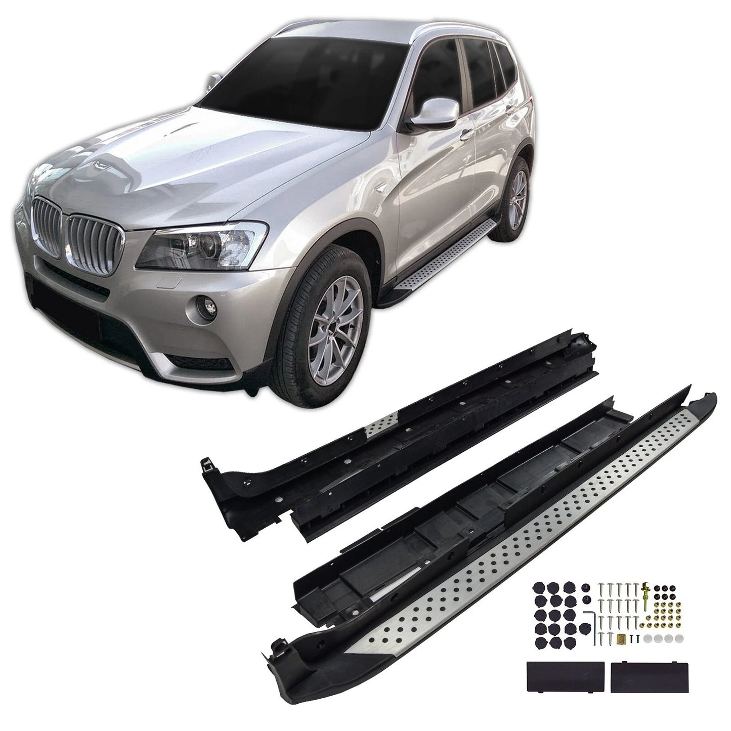 💫ART.5512 Pedane Laterale Sottoporta per Bmw X3 F25 2011-2018💫