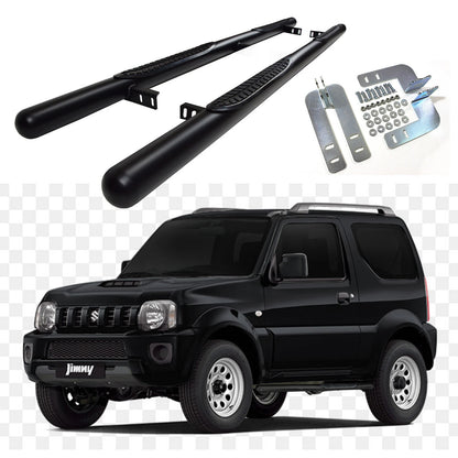 💫ART.5516 Pedane Laterale Inox per Suzuki Jimny 1998-2018 3-Porte Berlina💫
