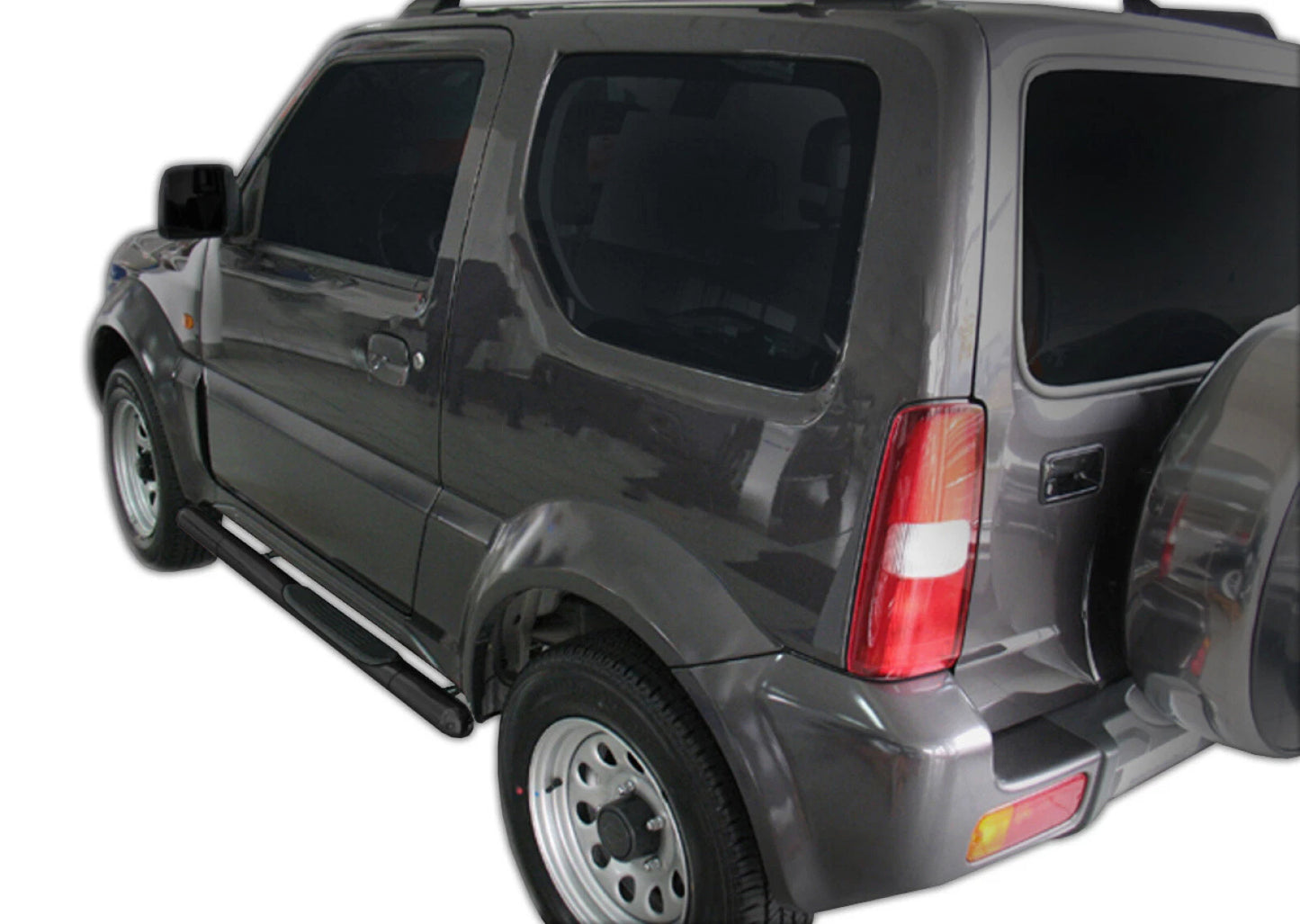 💫ART.5516 Pedane Laterale Inox per Suzuki Jimny 1998-2018 3-Porte Berlina💫