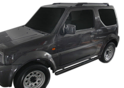 💫ART.5516 Pedane Laterale Inox per Suzuki Jimny 1998-2018 3-Porte Berlina💫