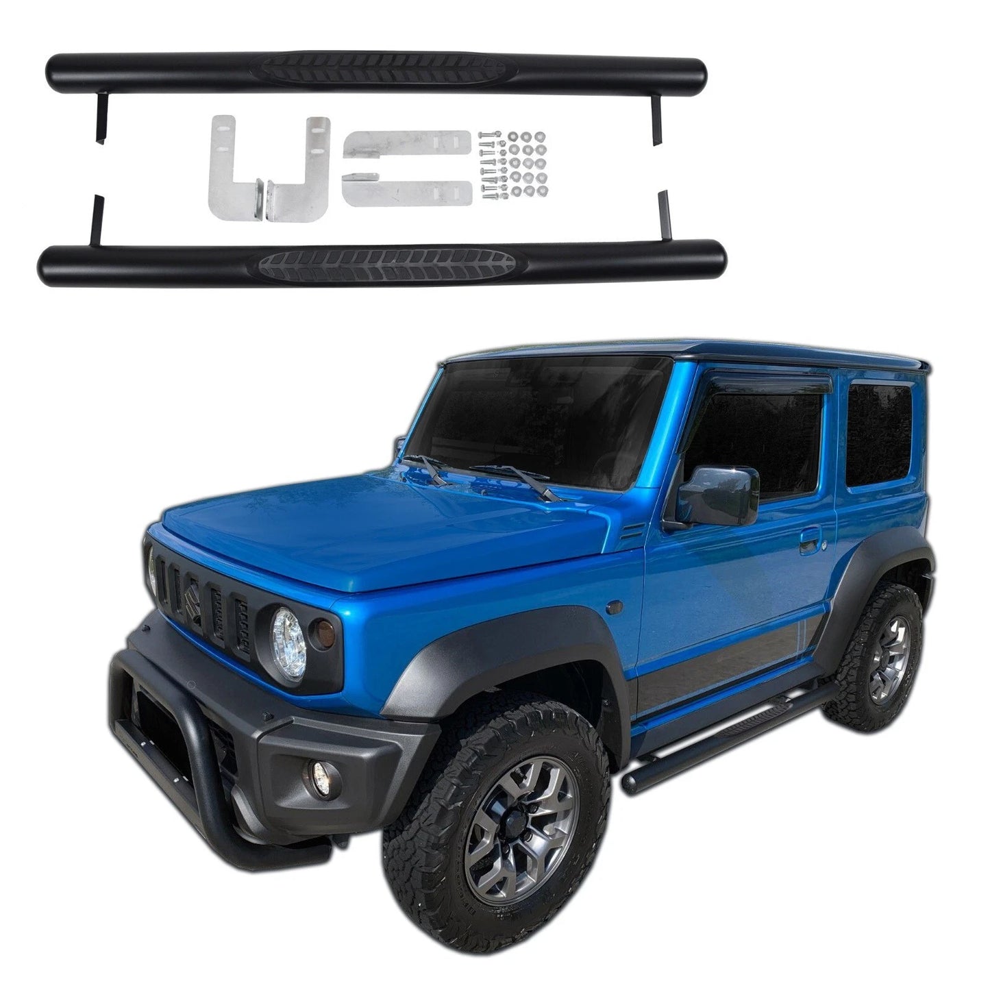 💫ART.5533 Pedane Laterale Inox per Suzuki Jimny 2021+ Nero💫