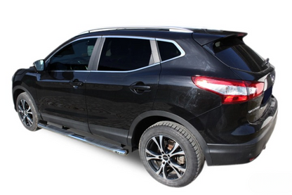 💫ART.5546 Pedane Laterale Inox per Nissan Qashqai J11 2014-2018💫