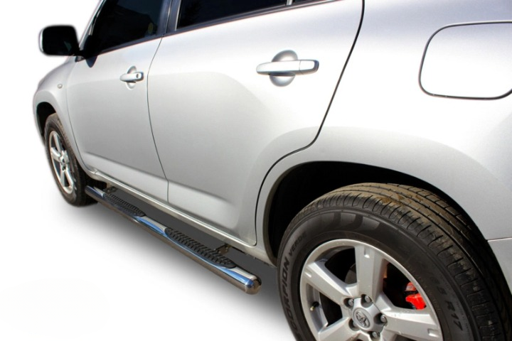 💫ART.5548 Pedane Laterale Inox per Toyota Rav4 2006-2012 4-Porte Berlina💫