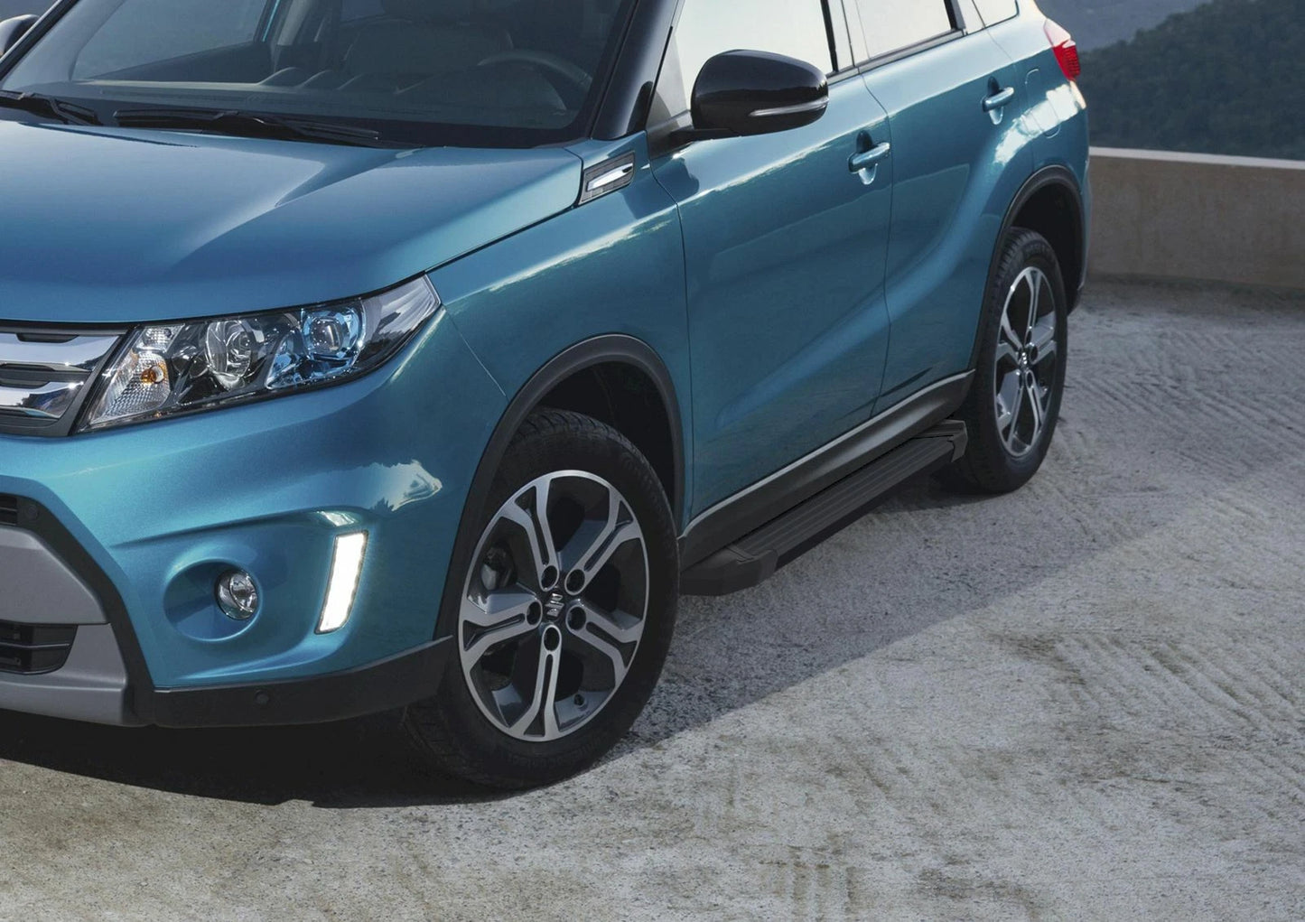 💫ART.5570 Pedane Laterale Alluminio per Suzuki Vitara 2015+ Basic Black 💫