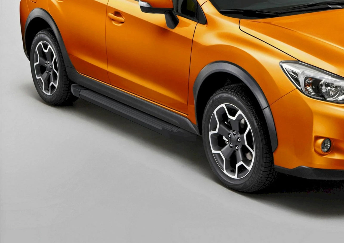 💫ART.5580 Pedane Laterale Alluminio Per Subaru XV 11-16 Basic Black RIVAL💫