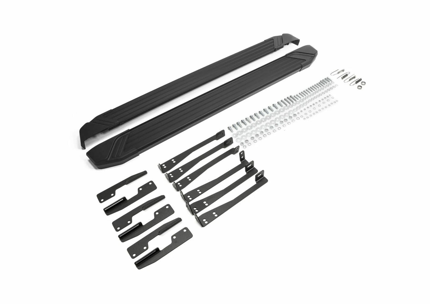 💫ART.5580 Pedane Laterale Alluminio Per Subaru XV 11-16 Basic Black RIVAL💫