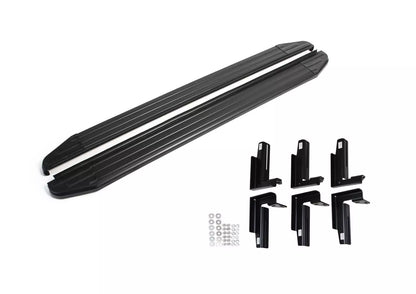 💫ART.5618 Pedane Laterale Alluminio per Nissan Navara 2015+ Black RIVAL💫