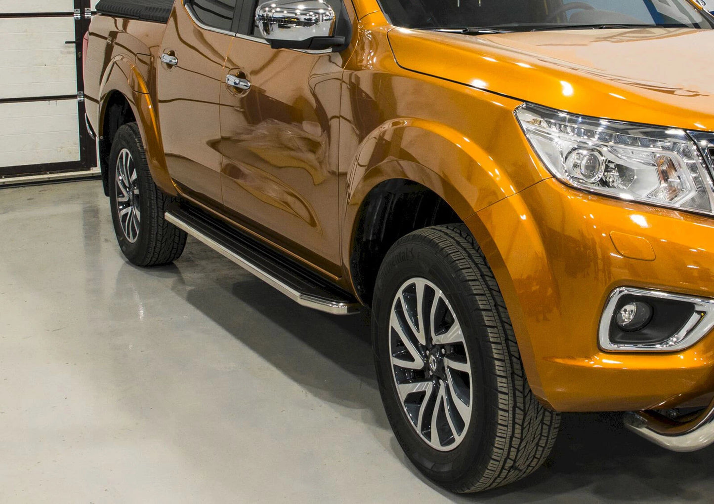 💫ART.5620 Pedane Laterale Alluminio per Nissan Navara NP300 2015+ RIVAL💫