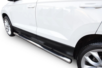 💫ART.5674 Pedane Laterale Inox Skoda Karoq 2017+💫