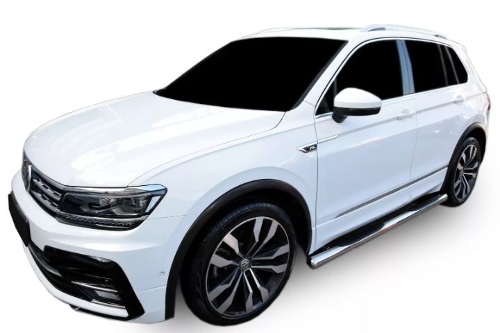💫ART.5677 Pedane Laterale Inox per VW Tiguan 2016-2024💫