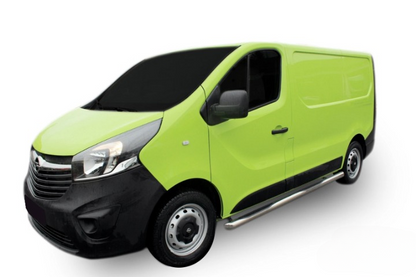 💫ART.5707 Pedane Laterale Inox per Opel Vivaro 2014+ SWB 💫