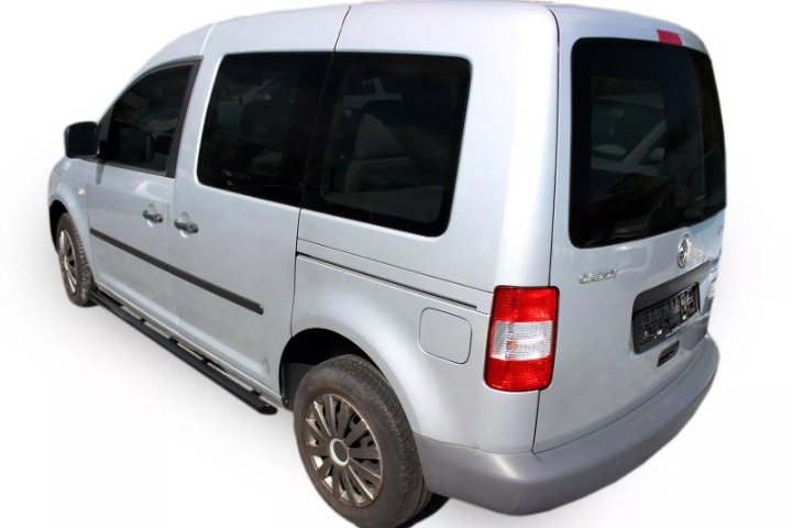 💫ART.5733 Pedane Laterale Inox per VW Caddy 2003-2015 Nero💫