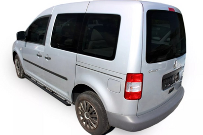 💫ART.5733 Pedane Laterale Inox per VW Caddy 2003-2015 Nero💫
